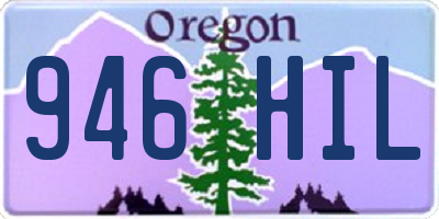 OR license plate 946HIL