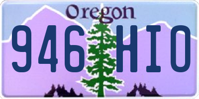 OR license plate 946HIO