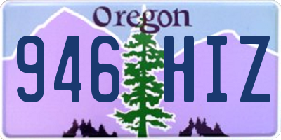 OR license plate 946HIZ
