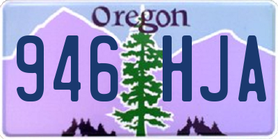 OR license plate 946HJA