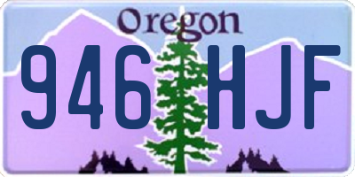 OR license plate 946HJF