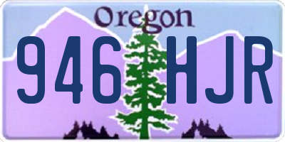 OR license plate 946HJR