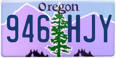 OR license plate 946HJY