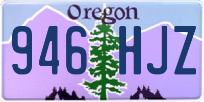 OR license plate 946HJZ