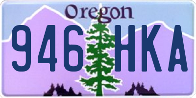 OR license plate 946HKA