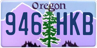 OR license plate 946HKB