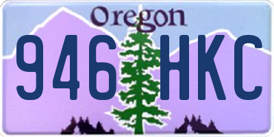 OR license plate 946HKC