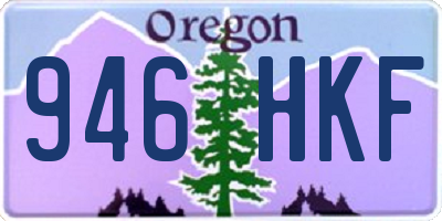 OR license plate 946HKF