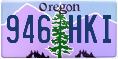 OR license plate 946HKI