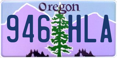 OR license plate 946HLA
