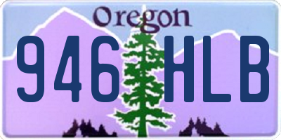 OR license plate 946HLB