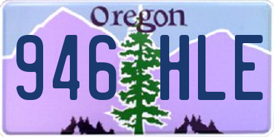 OR license plate 946HLE