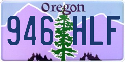 OR license plate 946HLF