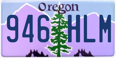 OR license plate 946HLM