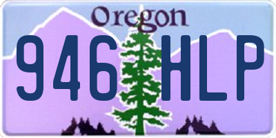 OR license plate 946HLP