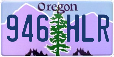 OR license plate 946HLR