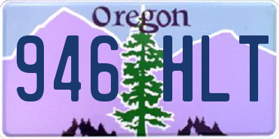 OR license plate 946HLT