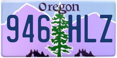 OR license plate 946HLZ