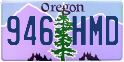 OR license plate 946HMD