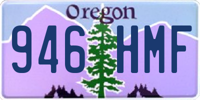 OR license plate 946HMF
