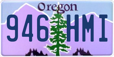 OR license plate 946HMI