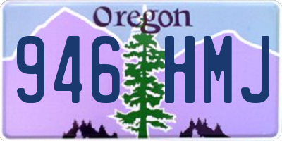 OR license plate 946HMJ