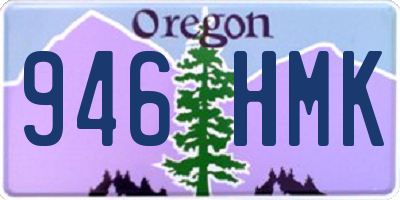 OR license plate 946HMK