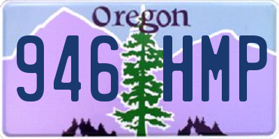 OR license plate 946HMP