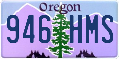 OR license plate 946HMS