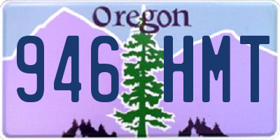 OR license plate 946HMT