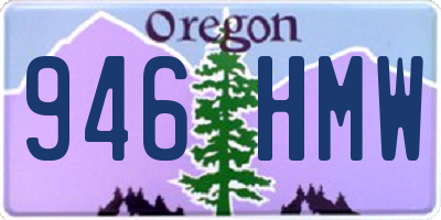 OR license plate 946HMW