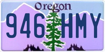 OR license plate 946HMY