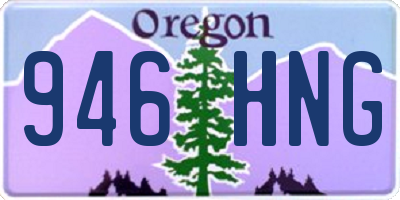 OR license plate 946HNG