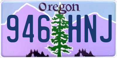 OR license plate 946HNJ