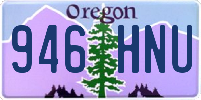 OR license plate 946HNU