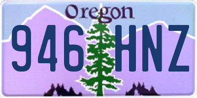 OR license plate 946HNZ