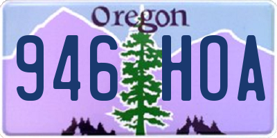 OR license plate 946HOA