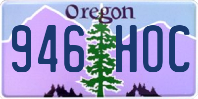 OR license plate 946HOC