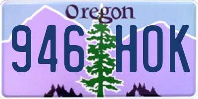 OR license plate 946HOK