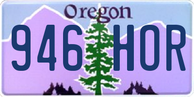 OR license plate 946HOR