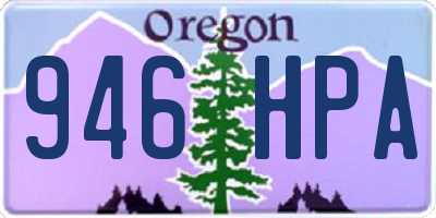OR license plate 946HPA