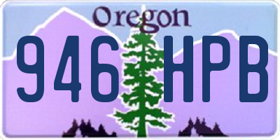 OR license plate 946HPB