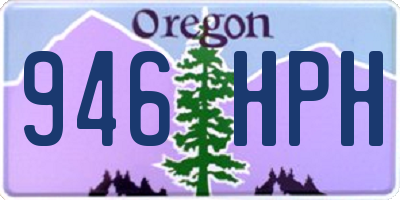 OR license plate 946HPH