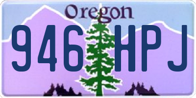 OR license plate 946HPJ