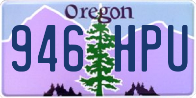 OR license plate 946HPU