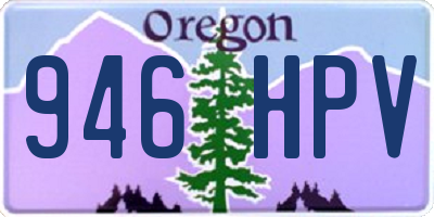 OR license plate 946HPV