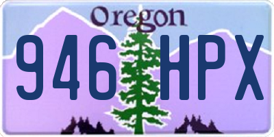 OR license plate 946HPX