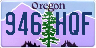 OR license plate 946HQF