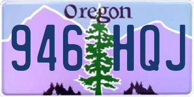 OR license plate 946HQJ
