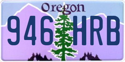 OR license plate 946HRB